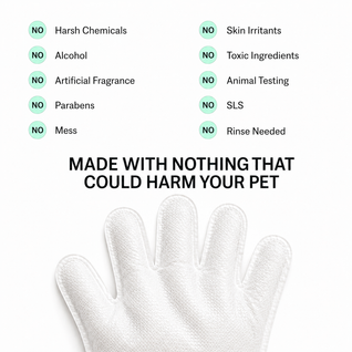 No Rinse Cleaning Glove for Dogs & Cats