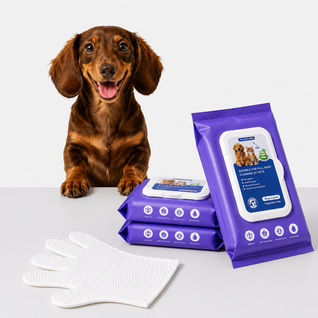 No Rinse Cleaning Glove for Dogs & Cats